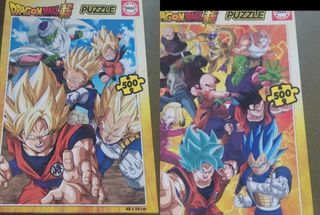2 Puzzles Dragon Ball 500 piezas