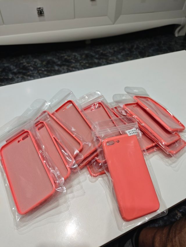 Lote fundas iPhone 7 y 8 Plus