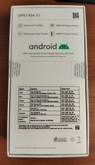 OPPO A54 5G Nero