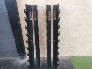  2 Soportes de pared 10 barras 

