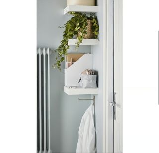 5 estantes de pared blanco Ikea