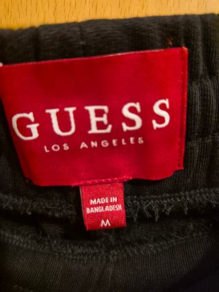 Pantalón chándal Guess Negro Talla M