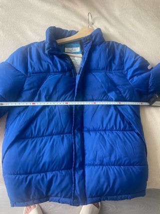 Chaqueta azul acolchada talla M