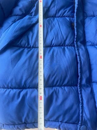 Chaqueta azul acolchada talla M