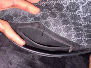 Riñonera Gucci Negra y Gris