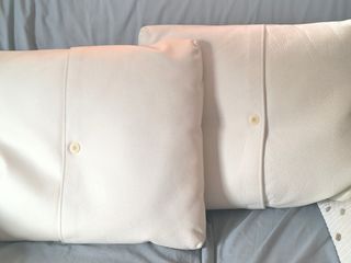 Cuscini in pelle bianca 60x45 (2 unità)