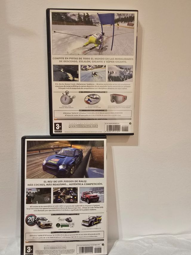 Lote 2 juegos PC: Ski Alpin y Colin McRae Rally 04