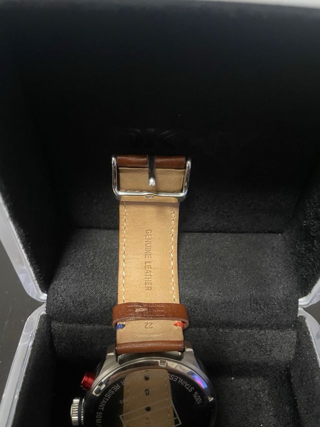 Reloj Tommy Hilfiger Cronógrafo Azul Marrón