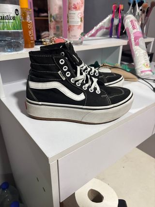 Zapatillas Vans Sk8-Hi Plataforma Negras