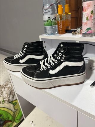 Zapatillas Vans Sk8-Hi Plataforma Negras