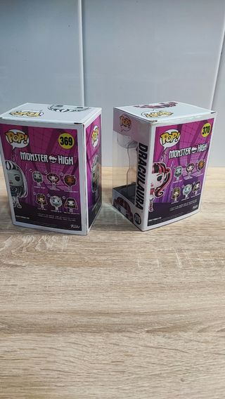 Funko Pop Monster High Draculaura 370 y Frankie369