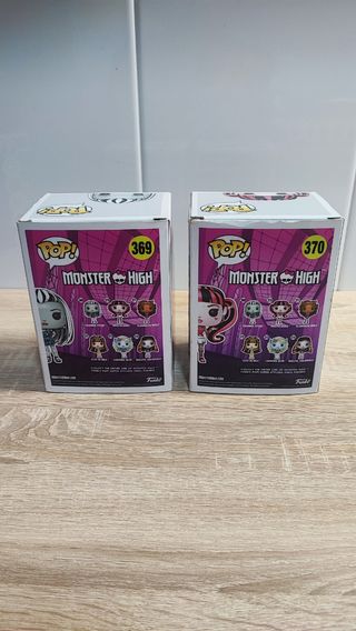 Funko Pop Monster High Draculaura 370 y Frankie369