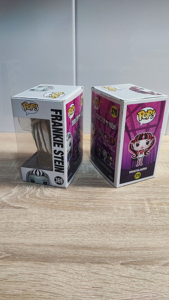 Funko Pop Monster High Draculaura 370 y Frankie369