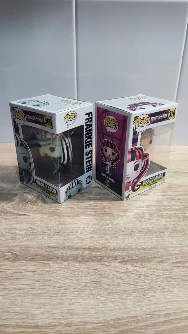 Funko Pop Monster High Draculaura 370 y Frankie369