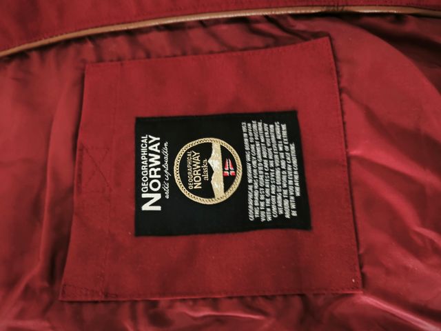 Parka Geographical Norway burdeos mujer