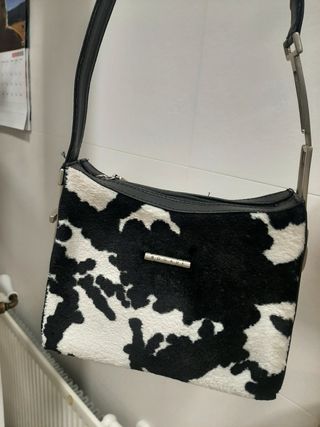 Bolso pequeño Bogade negro y blanco