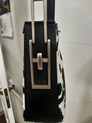 Bolso pequeño Bogade negro y blanco