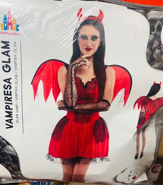 Disfraz Vampiresa Glam Partilandia Talla L