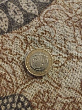 Moneda 1 Euro Grecia Búho 2002