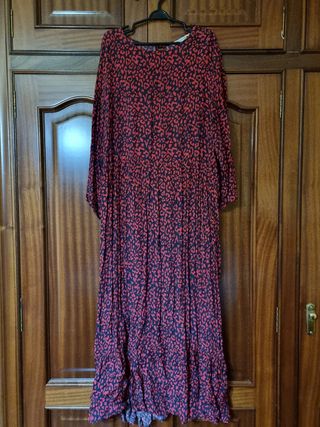 Vestido estampado mujer