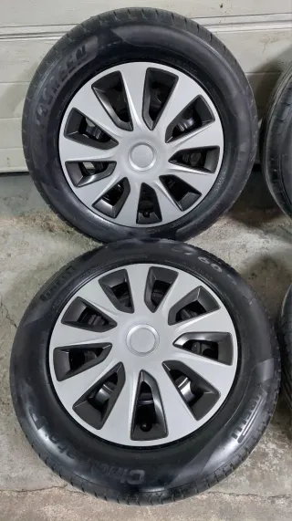 JGO 4x RUEDAS CITROEN 16" + 4x GOMAS 205 60 16!!!