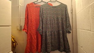 Blusa cuadros blanco y negro talla única
