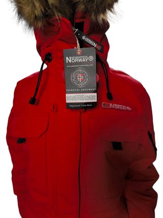 Parka Geographical Norway Roja Mujer Talla L