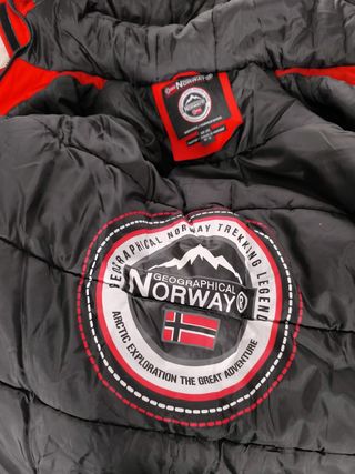 Parka Geographical Norway Roja Mujer Talla L