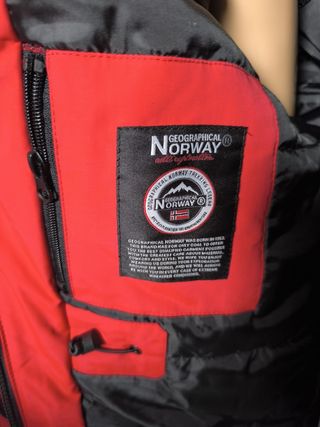 Parka Geographical Norway Roja Mujer Talla L