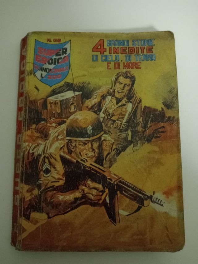 Super eroica n. 39 1967 serie lire 200