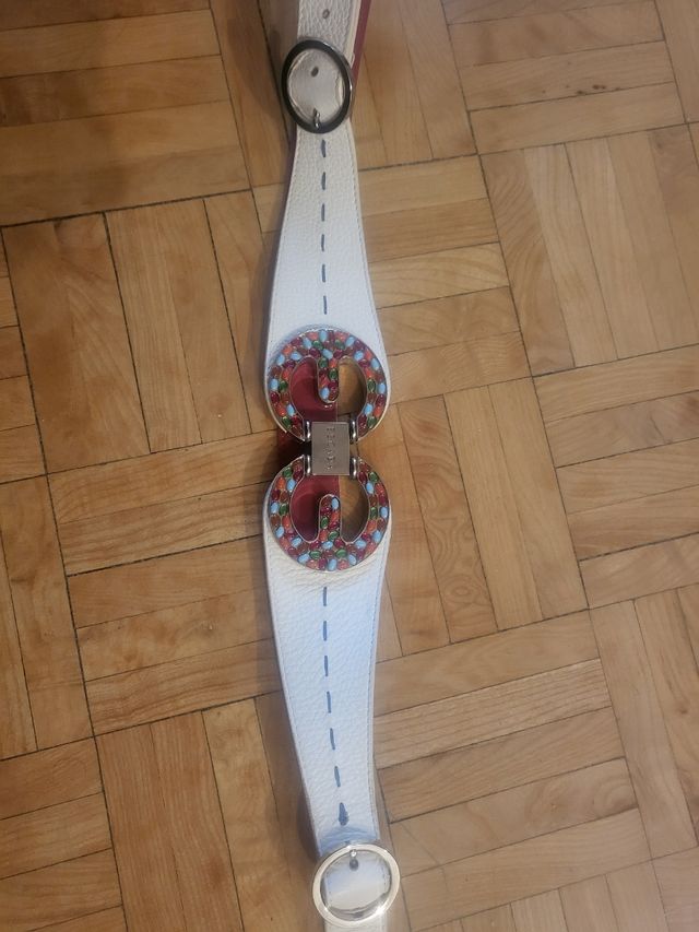 Cinturón Escada Multicolor con Pedrería