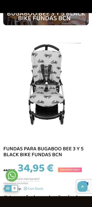 Funda carrito Bugaboo Bee 3 y 5, marca fundasbcn