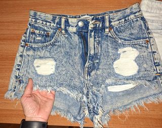 3 Pantalones Cortos Vaqueros Talla 36