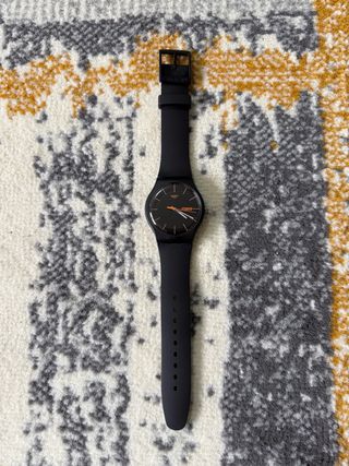 Orologio Swatch Dark Rebel SUOB704 Nero Arancio