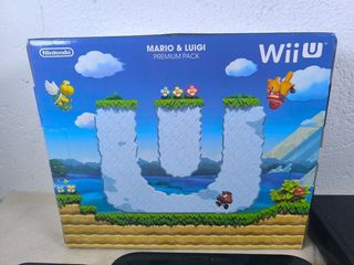 Nintendo Wii U Negra + Super Mario Bros U 