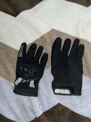 Guantes de moto SHUA negros