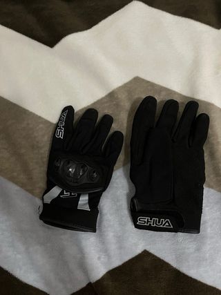 Guantes de moto SHUA negros