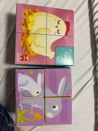 Puzzle de cubos Goula 4 piezas