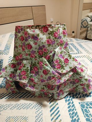 Conjunto flamenca falda y camisa