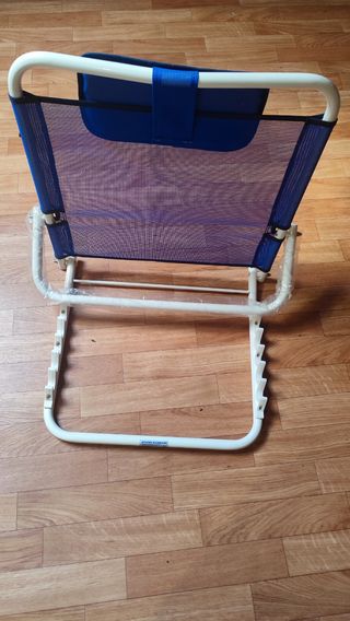 Respaldo cama ajustable azul