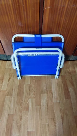 Respaldo cama ajustable azul