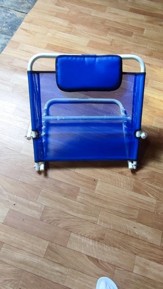 Respaldo cama ajustable azul