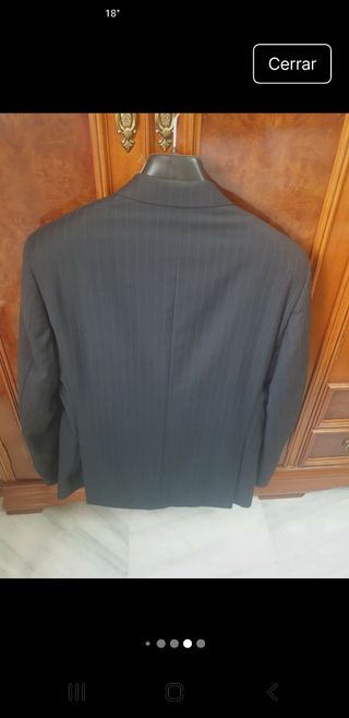 Traje de caballero a rayas