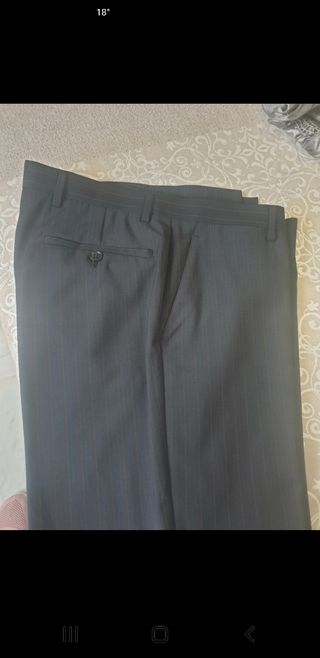 Traje de caballero a rayas