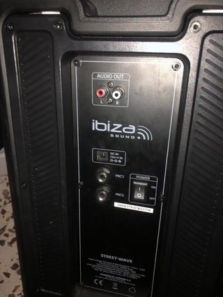 Altavoz Ibiza con luces LED