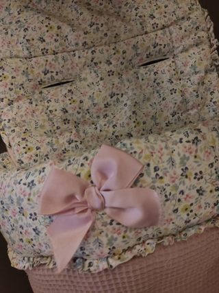 Saco capazo y saco silleta Rosy Fuentes