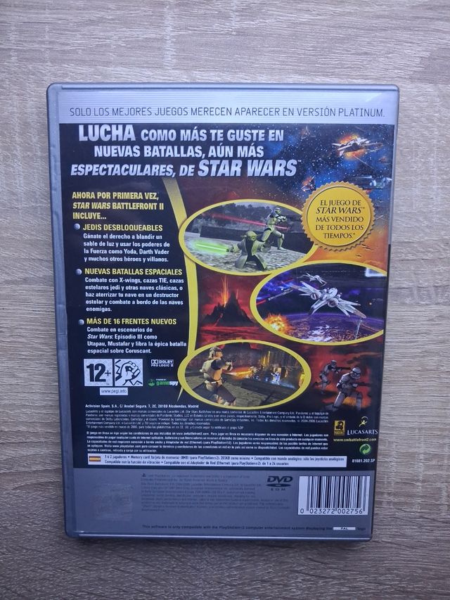 Star Wars Battlefront II PS2 Platinum