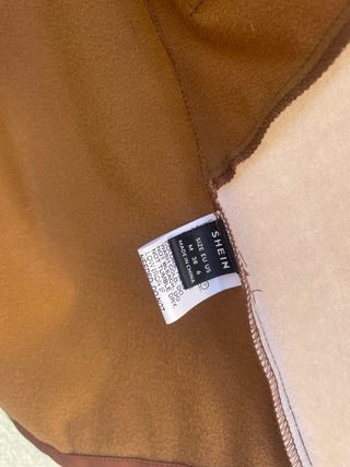Blazer Shein Bicolor Marrón y Beige NUEVO