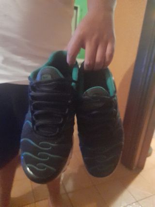 Zapatillas Nike Air Max Plus TN Negras y Verdes