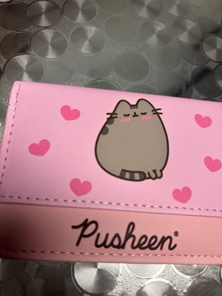 Porta carte Pusheen rosa